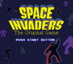 Space Invaders - The Original Game (Japan) Title Screen
